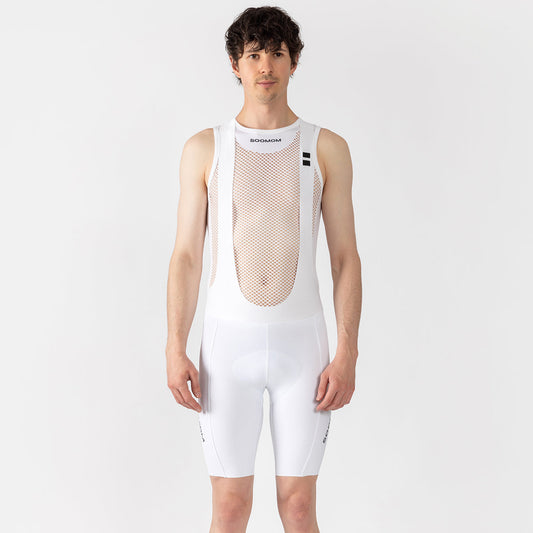 All-Round Bib Shorts - White — alternate view