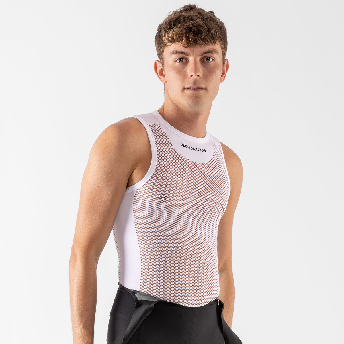 All-Round Mesh Singlet Base Layer - White