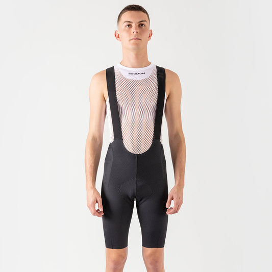 All-Round Reflective Bib Shorts - Black — alternate view