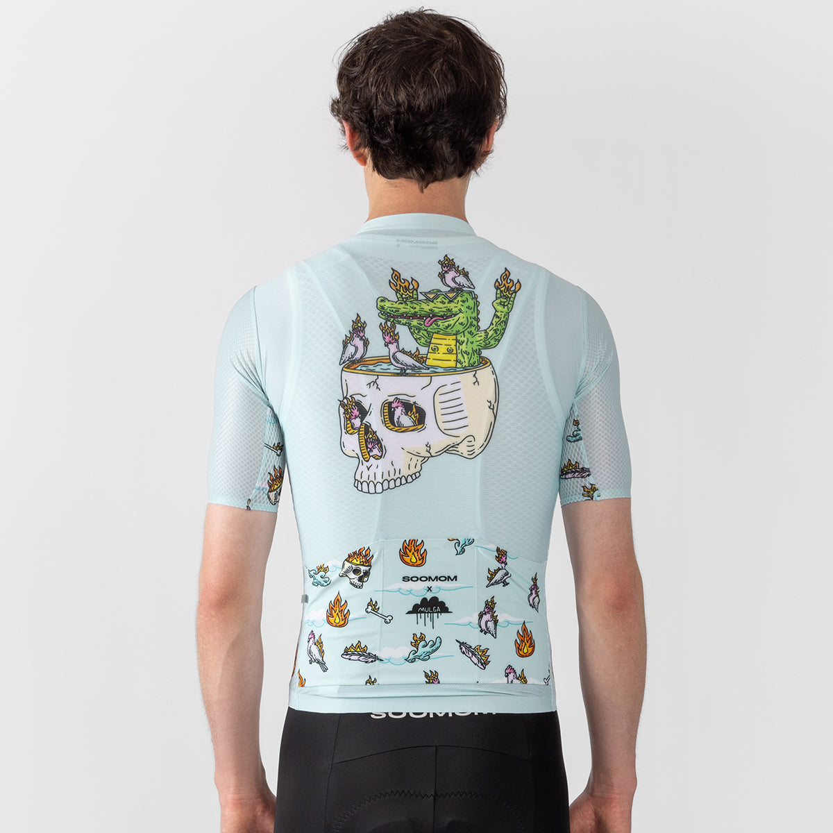 SOOMOM X Mulga Art Series Jersey - Crocodile Inferno