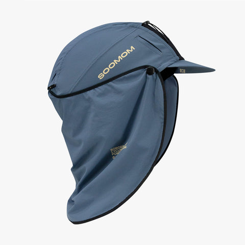 VeloShield Escape Cap - Steel Blue SOOMOM | Cycling Apparel