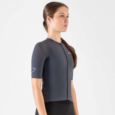 Women's All-Round Jersey - City Grey SOOMOM | Cycling Apparel