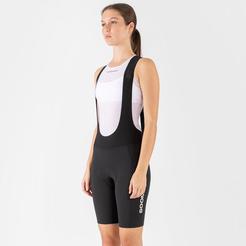 Women's All-Round Lightweight Bib Short - Black SOOMOM | Cycling Apparel