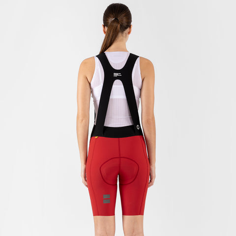 Women's All-Round Lightweight Bib Short - Ruby SOOMOM | Cycling Apparel