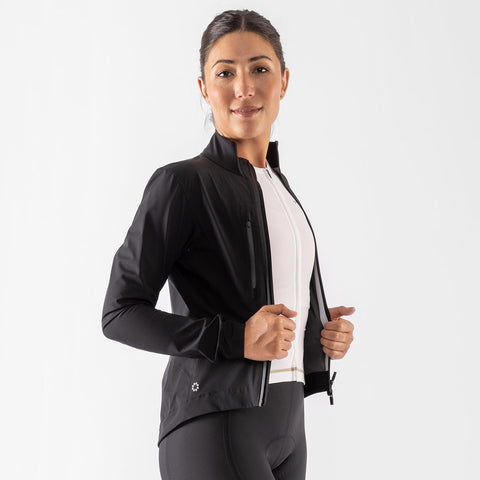 Women's All-Round Rain Jacket - Midnight SOOMOM | Cycling Apparel