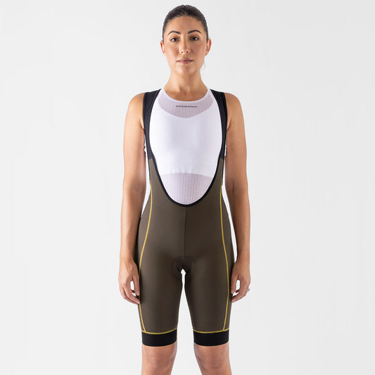 Women’s Base Bib Shorts - Ash — alternate view