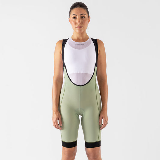 Women’s Base Bib Shorts - Fern — alternate view