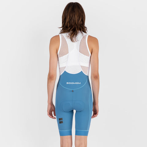 Women’s Base Bib Shorts - Ocean Pine SOOMOM | Cycling Apparel