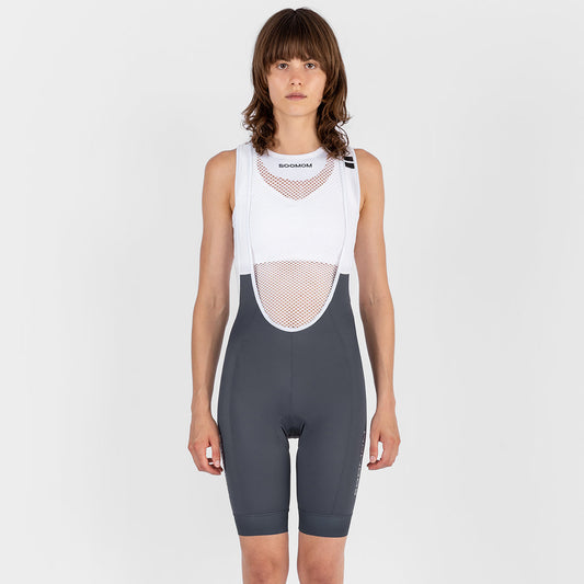 Women’s Base Classic Bib Shorts - Graphite — alternate view