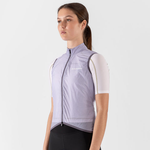 Women's Base Wind Gilet - Lavender SOOMOM | Cycling Apparel