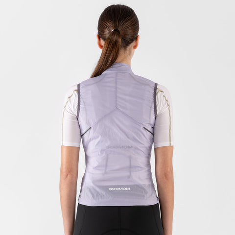 Women's Base Wind Gilet - Lavender SOOMOM | Cycling Apparel