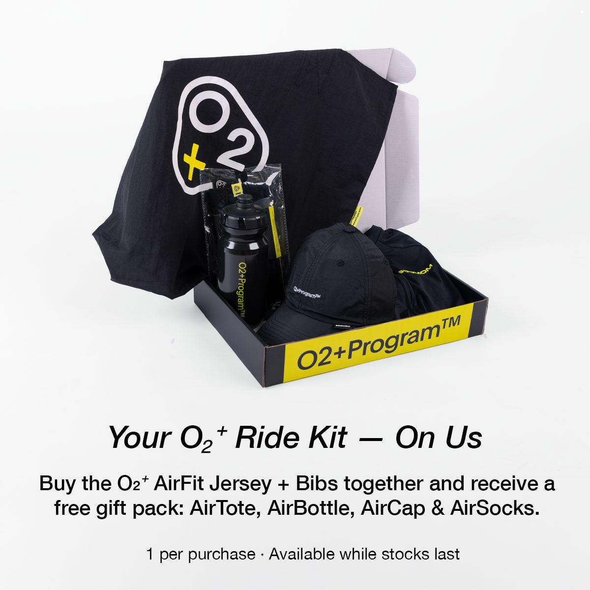 O2+ Men's AirFit Bib Shorts