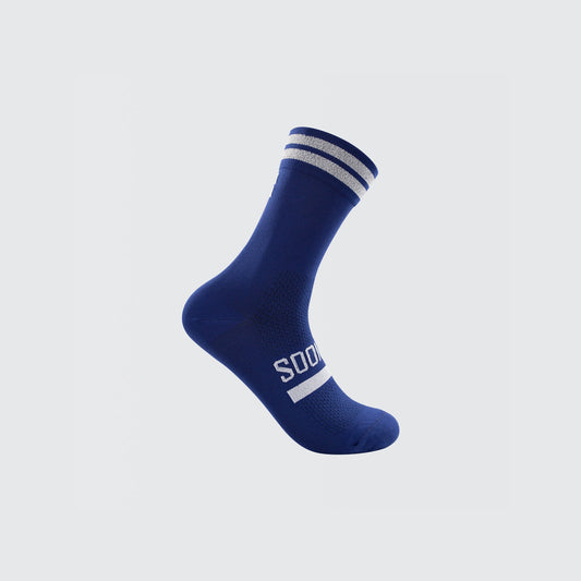 Reflective Chic Logo Cycling Socks - Midnight Blue