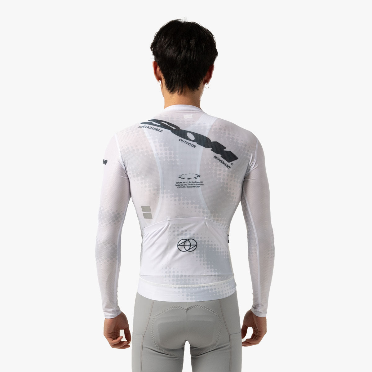 All-Round SOM LS Jersey – Silver White