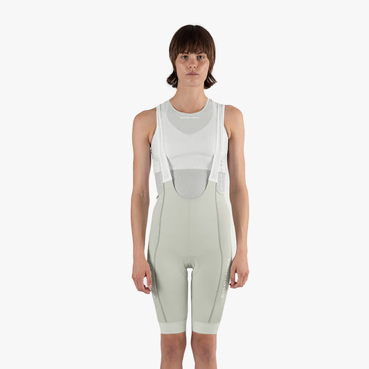 Women’s Base Bib Shorts - Oat Dust — alternate view