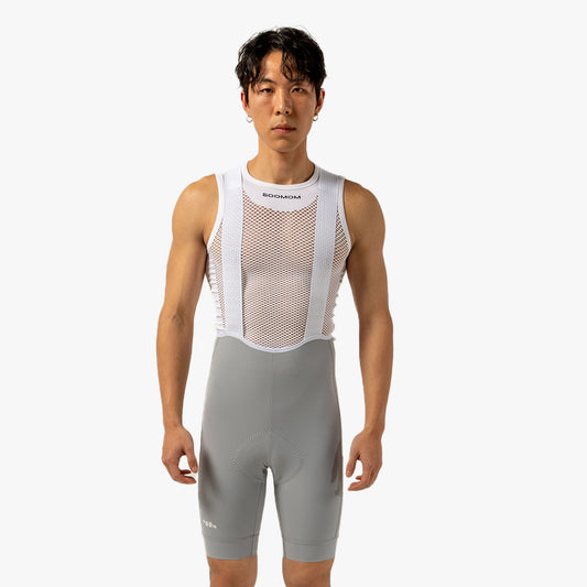 All-Round SOM Bib Shorts – Soft Grey — alternate view
