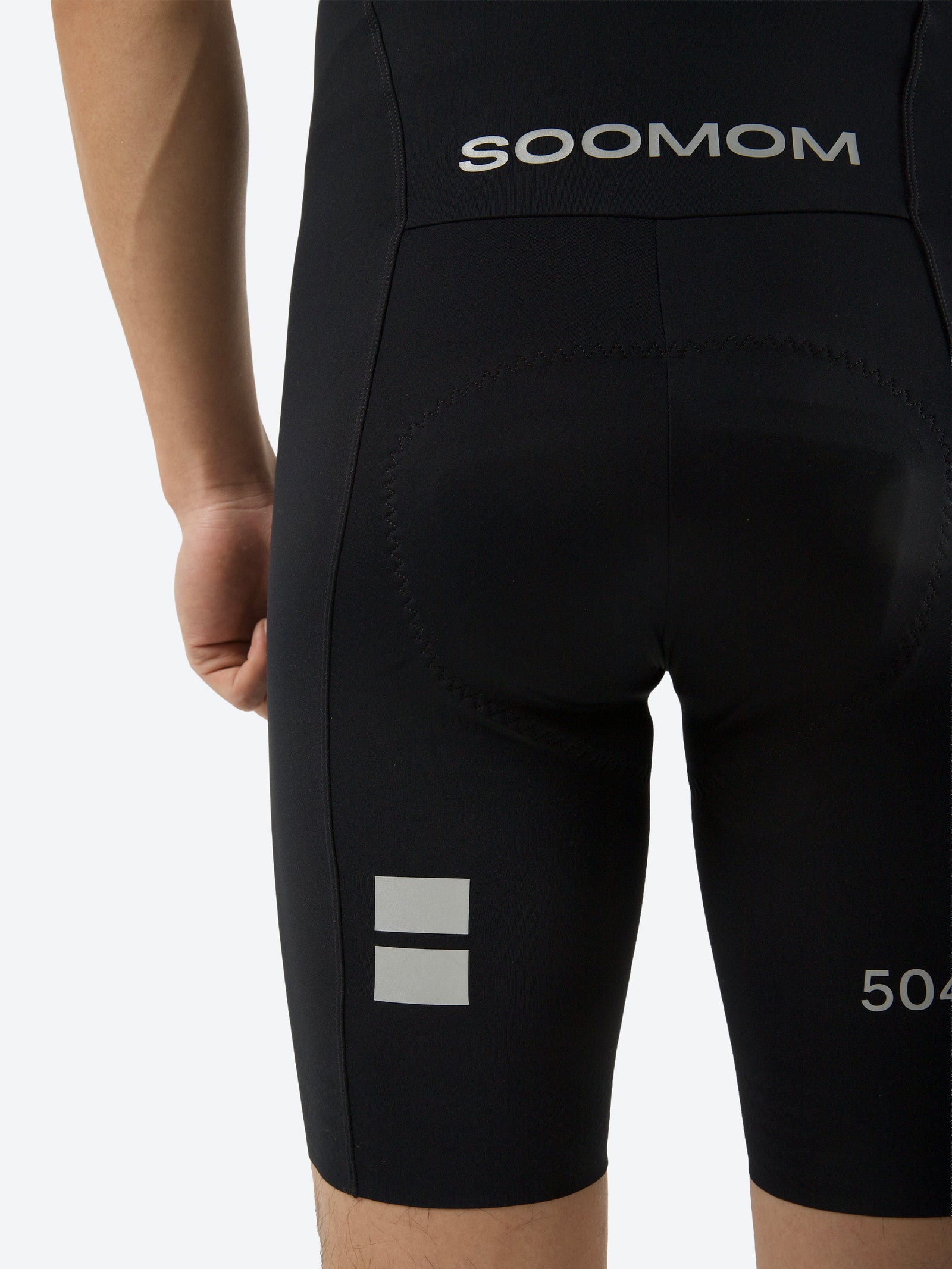 All-Round Accent Bib Shorts - Black