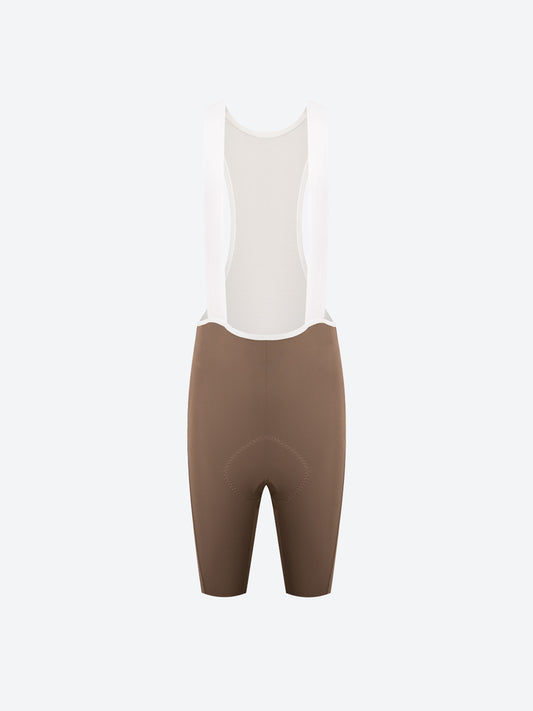 All-Round Accent Bib Shorts - Coffee