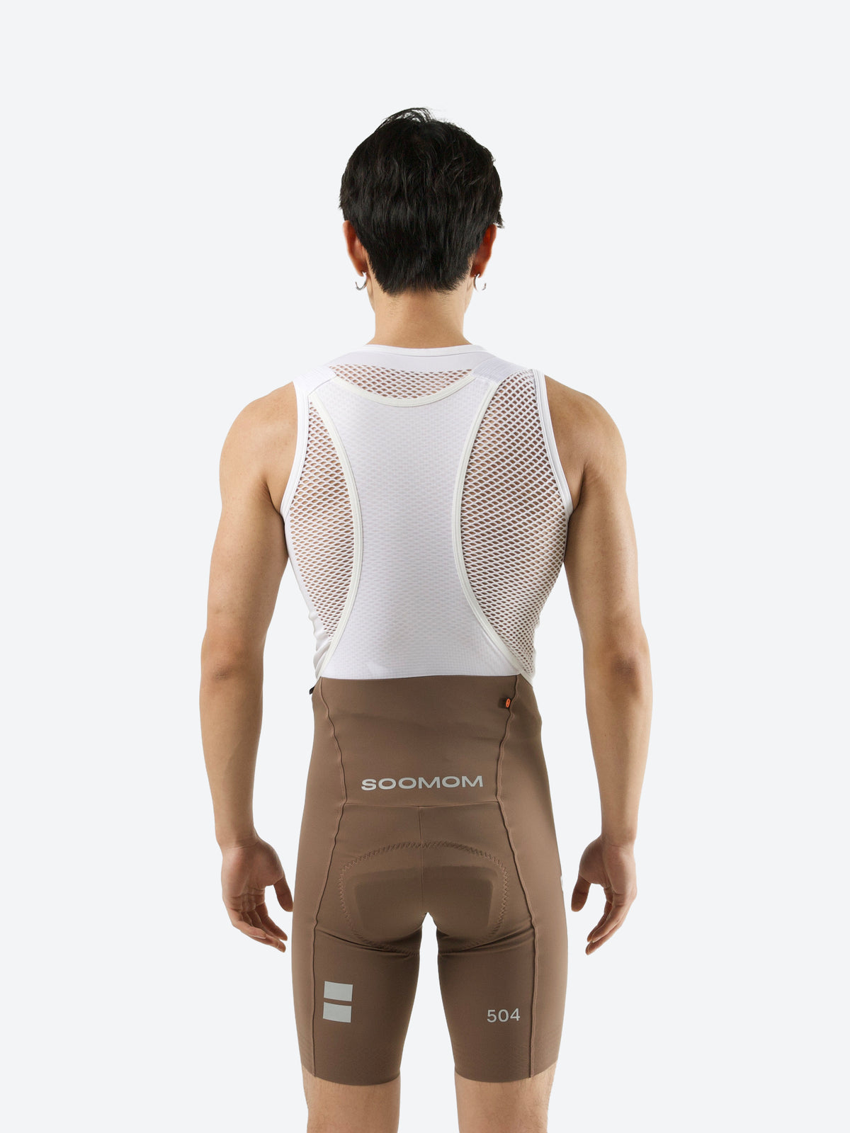 All-Round Accent Bib Shorts - Coffee