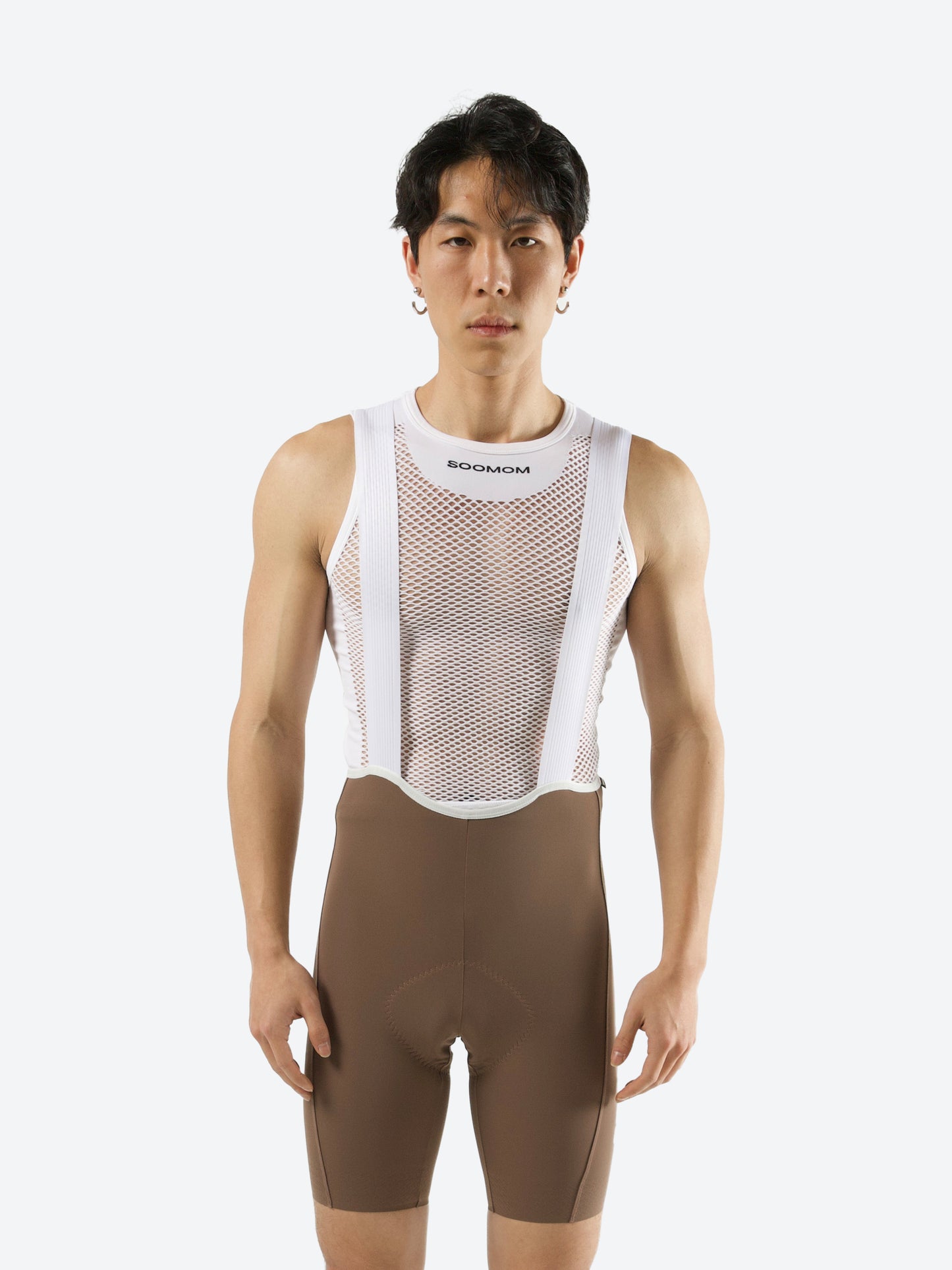 All-Round Accent Bib Shorts - Coffee