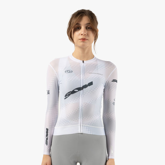 Women’s All-Round SOM LS  Jersey – Silver White — alternate view