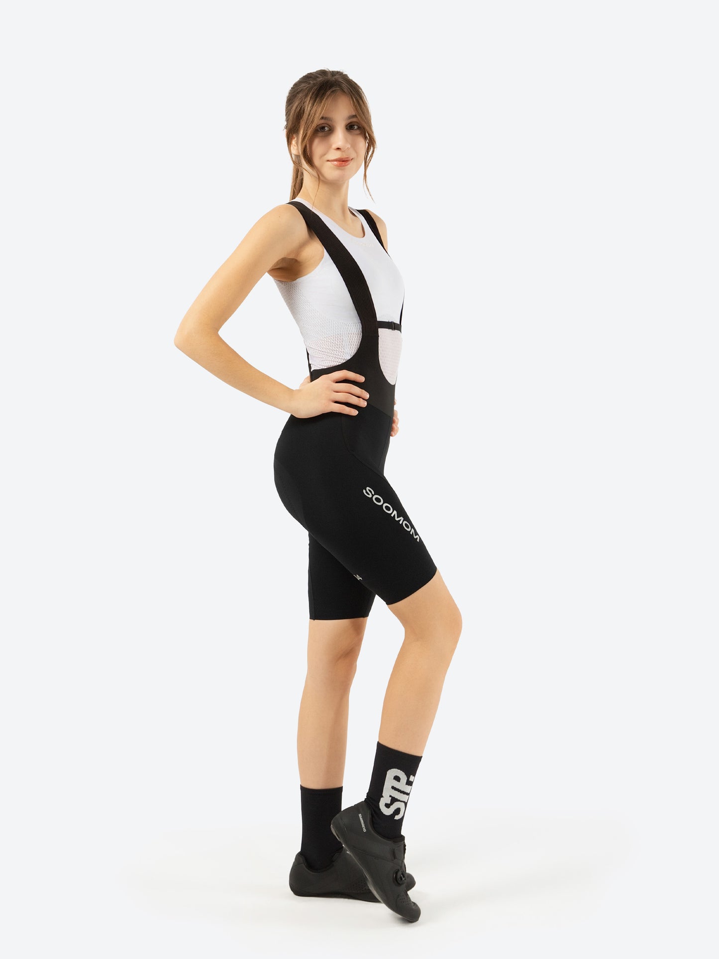 Women’s All-Round Accent Bib Shorts - Black