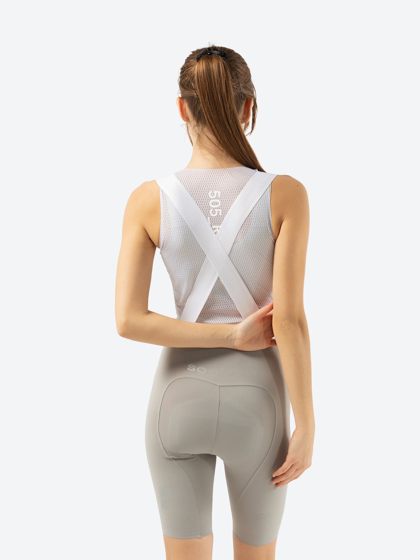 Women’s All-Round Accent Bib Shorts - Soft Grey