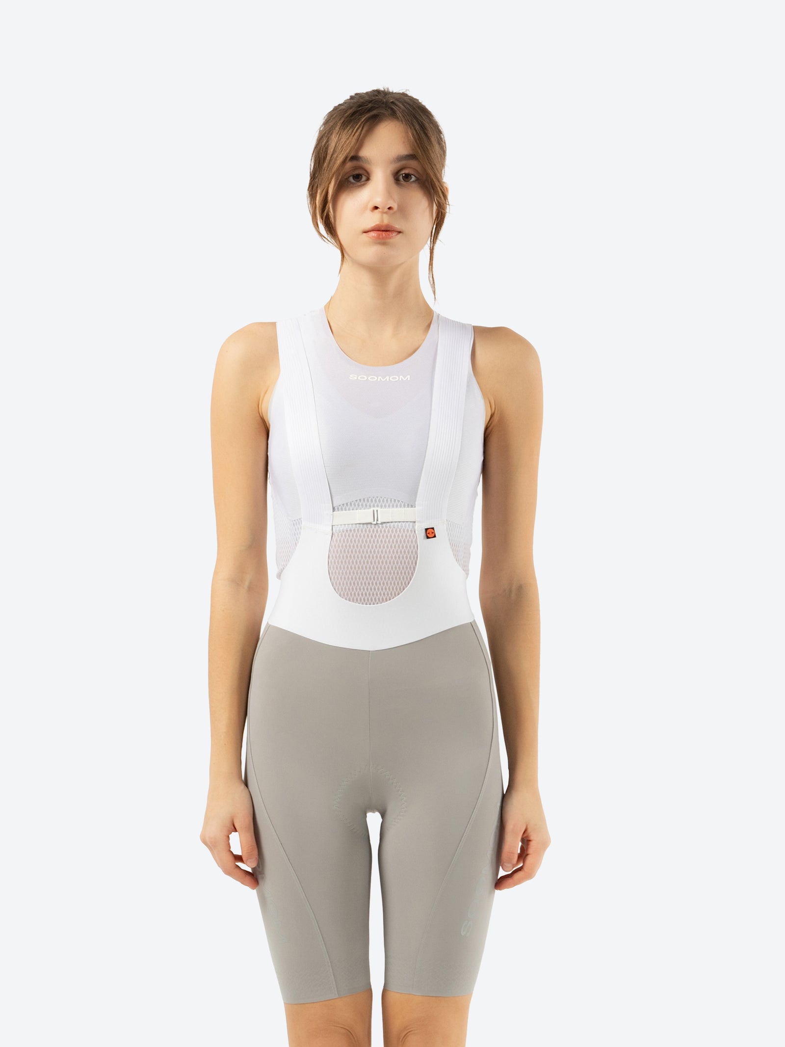 Women’s All-Round Accent Bib Shorts - Soft Grey