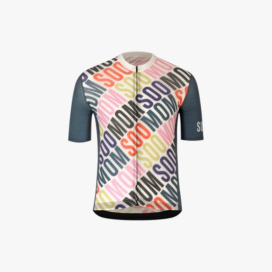 Soomom x Spin Spin Art Series Merino Jersey - Slipstream