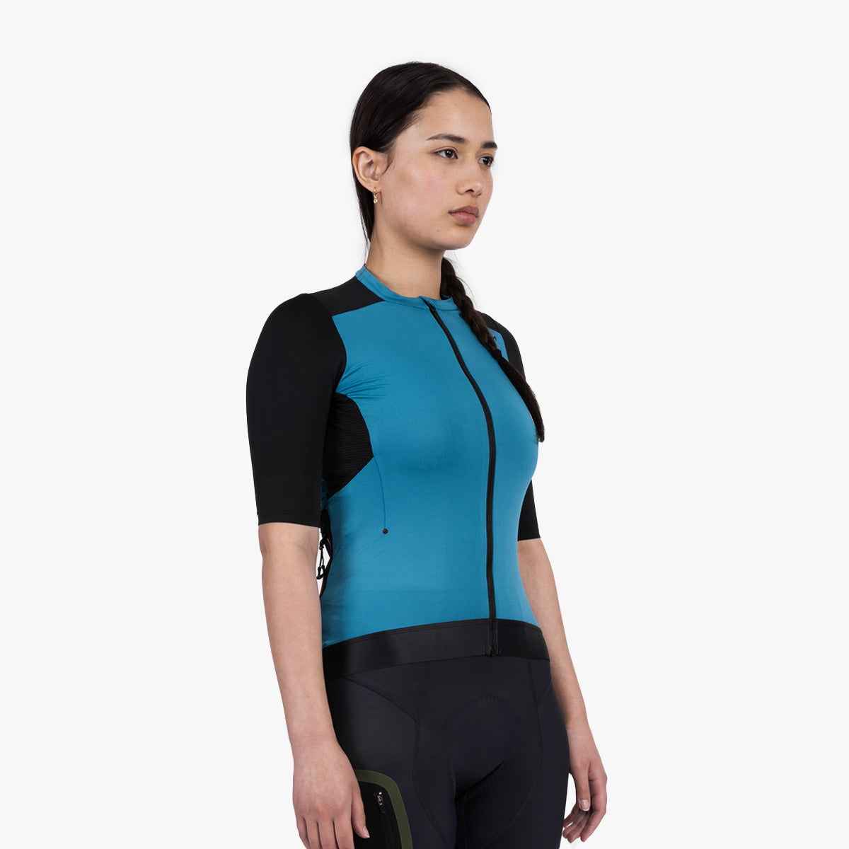 Women's Escape Trailblock Cycling Jersey - Ocean Teal