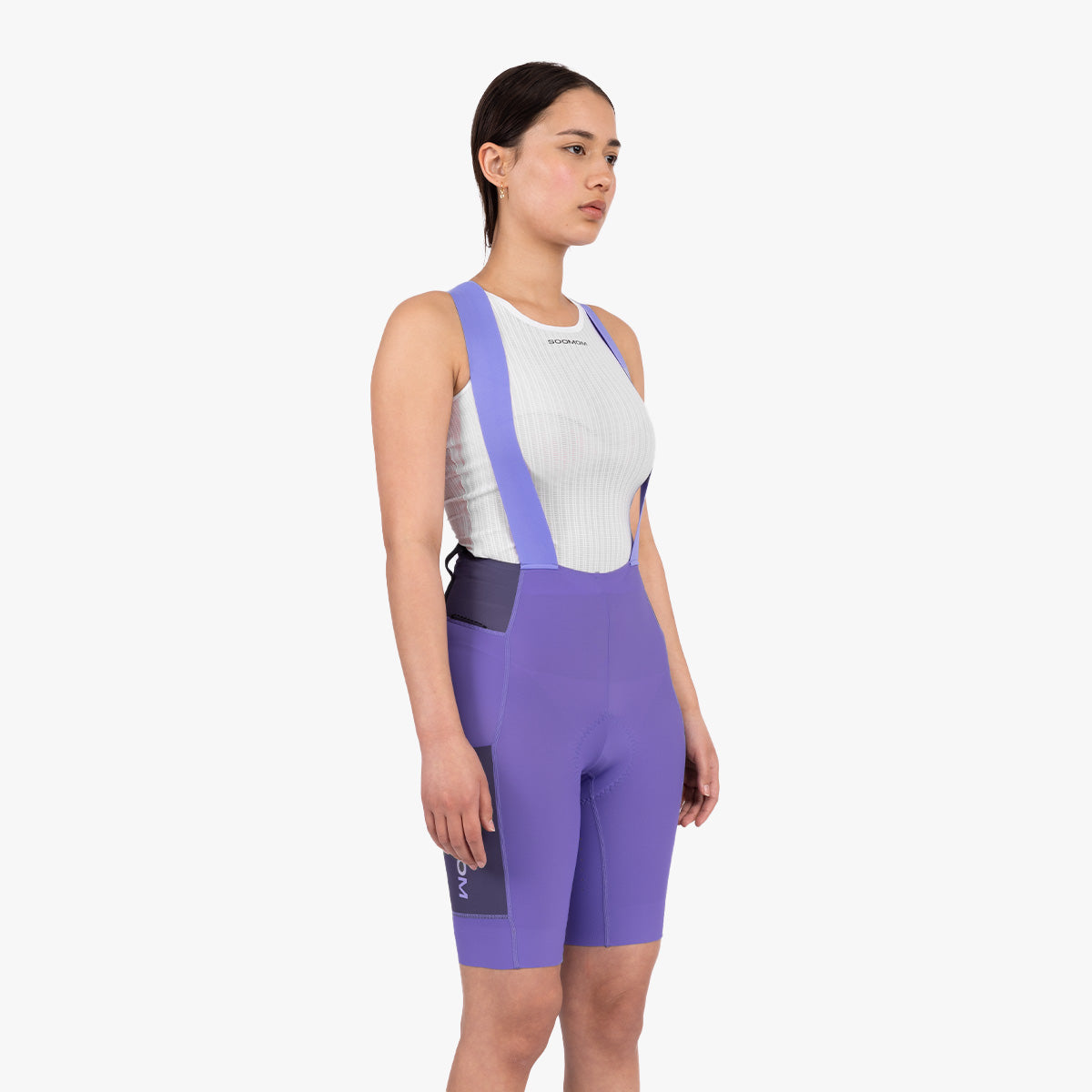 Women’s Escape Utility Bib Shorts - Shadowberry