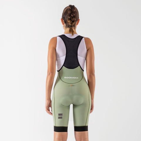 Women’s Base Bib Shorts - Fern SOOMOM | Cycling Apparel