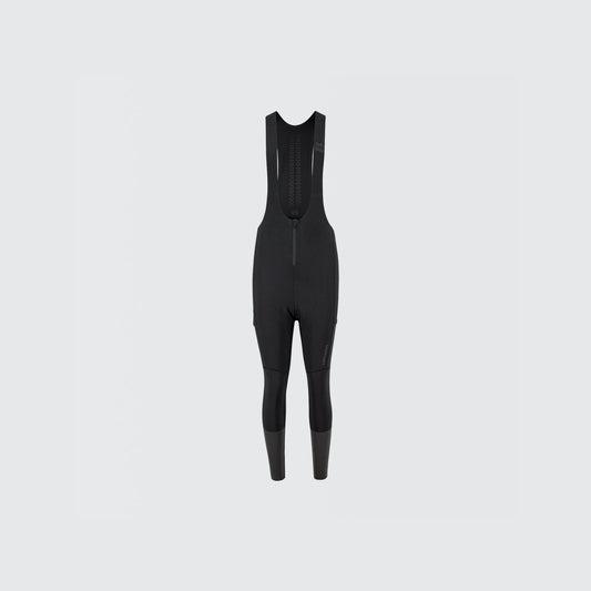 Women's All-Around Windproof Thermal Bib Tights - Black