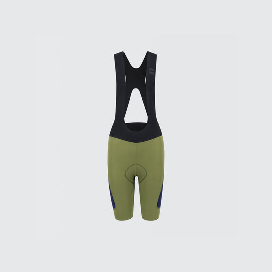 Women's All-Round Cargo Bib Shorts - Olive
