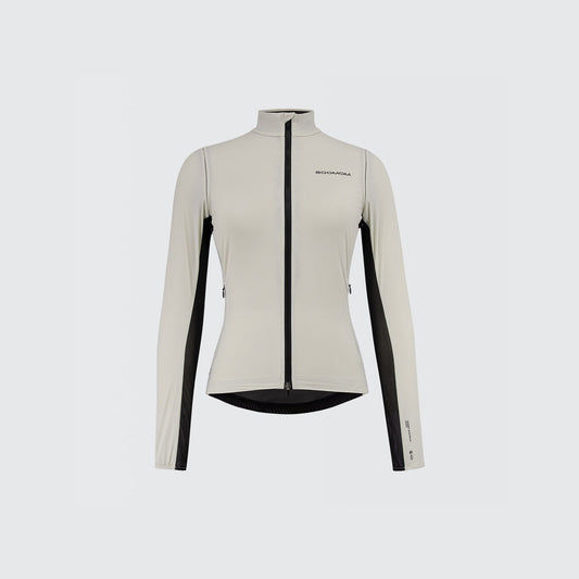 Women's All-Round Switchable Wind Jacket - Silver Stone
