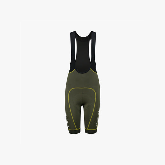 Women's Race Bib Shorts - Army Green