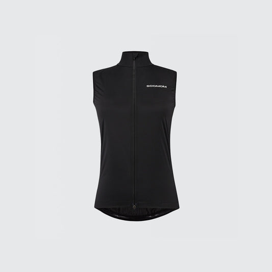 Women's Race Lightweight Windproof Gilet - Black