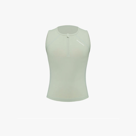 Women's Sleeveless Base Aero Vest - Fogstone Grey