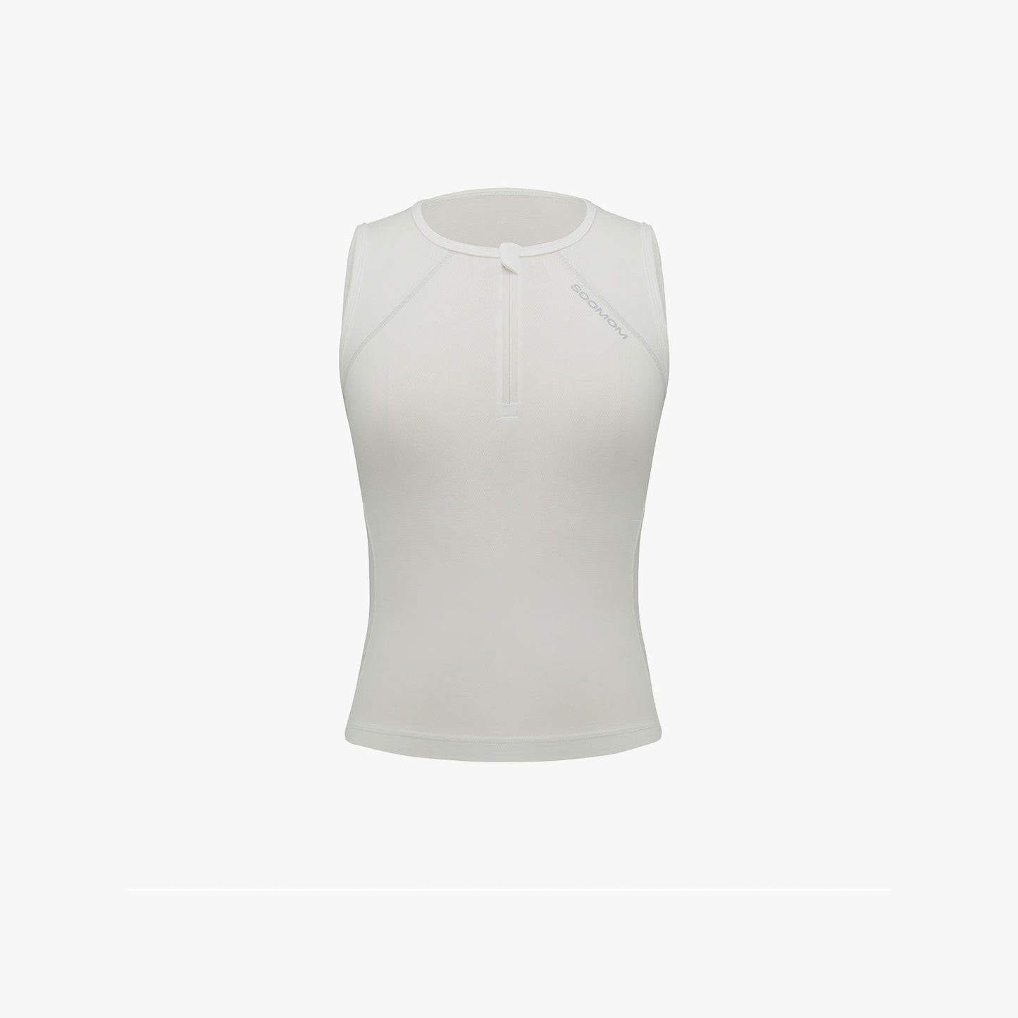 Women's Sleeveless Base Aero Vest - White Drift