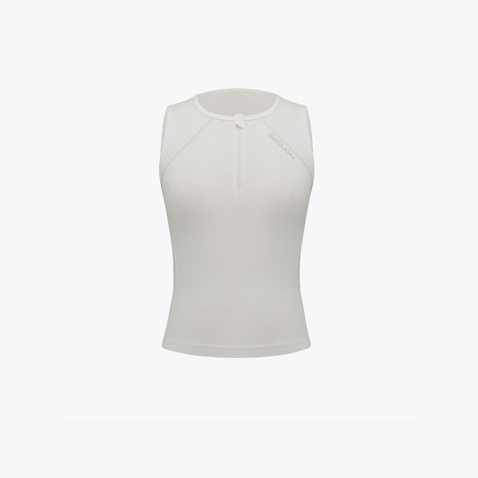 Women's Sleeveless Base Aero Vest - White Drift