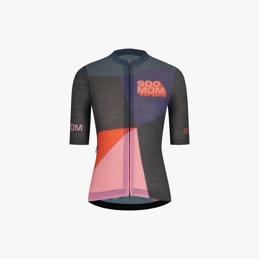 Women's Soomom x Spin Spin Art Series Merino Jersey - Blocking