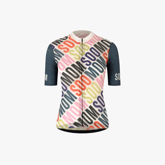Women's Soomom x Spin Spin Art Series Merino Jersey - Slipstream