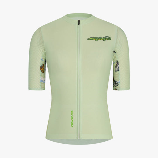 SOOMOM X Mulga Women's Art Series Jersey - Crocodile Inferno