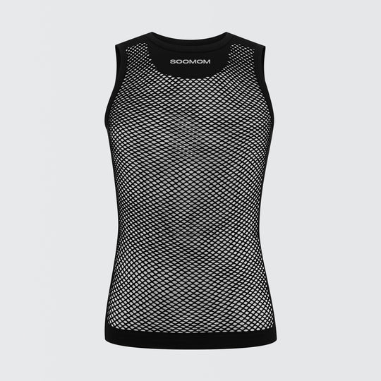All-Round Mesh Singlet Base Layer - Black