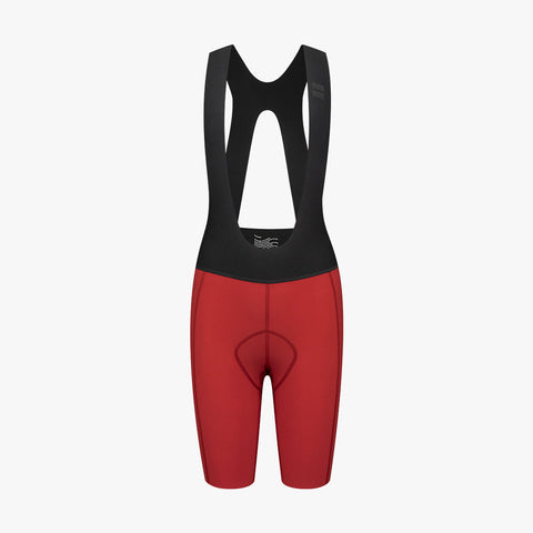 Women's All-Round Lightweight Bib Short - Ruby SOOMOM | Cycling Apparel