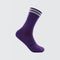 Reflective Chic Logo Cycling Socks - Eggplant Purple