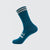 Reflective Chic Logo Cycling Socks - Teal Blue