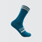 Reflective Chic Logo Cycling Socks - Teal Blue