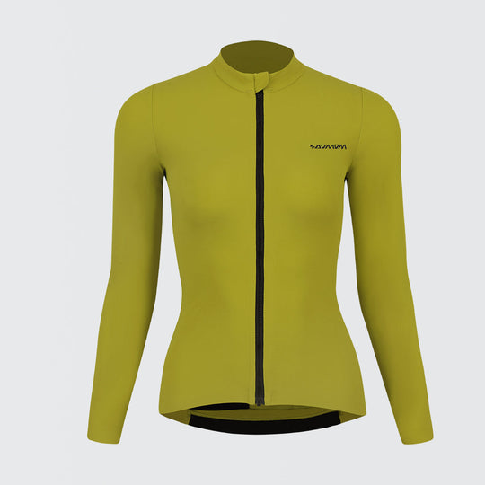 Women's Pro Lightweight LS Thermal Jersey - Turtle Green