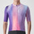 Men's Gradient Reflective Cycling Jersey - Violet